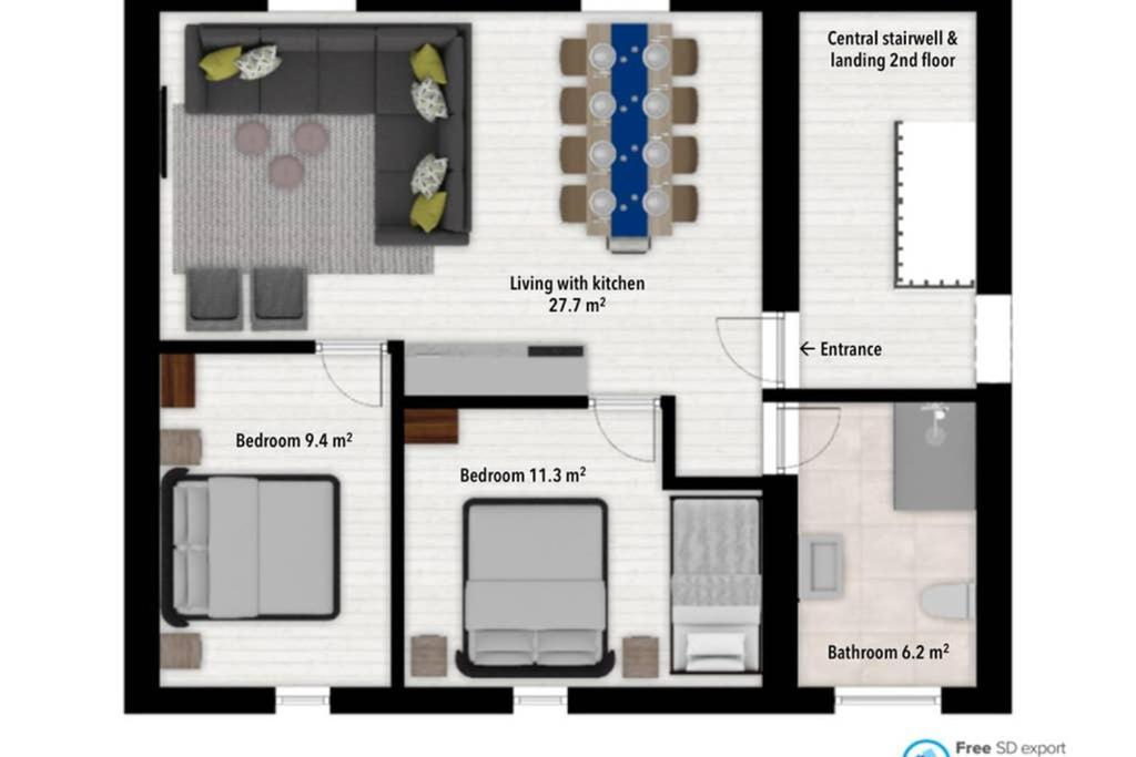 Authentic Stays - 5P-Apartment Eijsden Exteriér fotografie